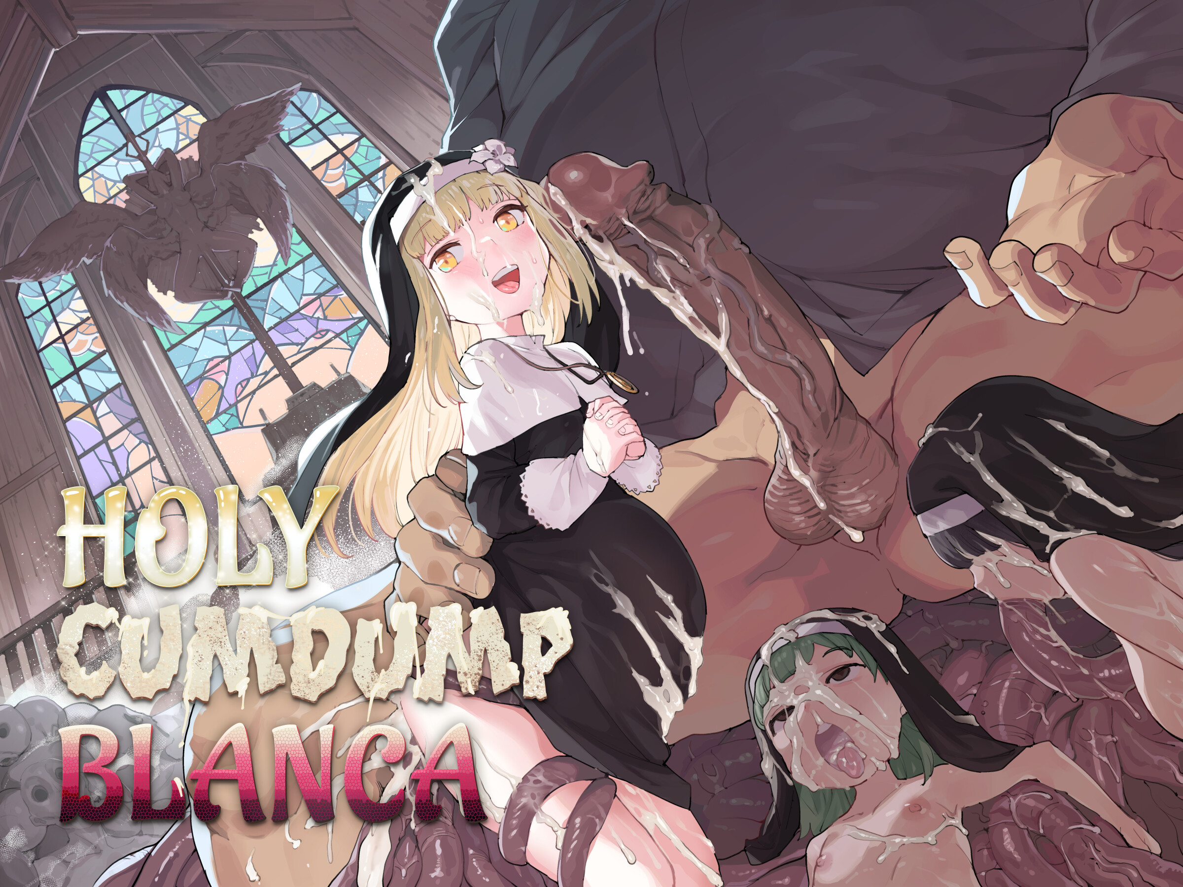 Hentai Manga Comic-Holy Cumdump Blanca-Read-1